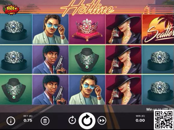 Imagen intermedia de Hotline en Bet Boom Guide con estilo retro y ambiente neón